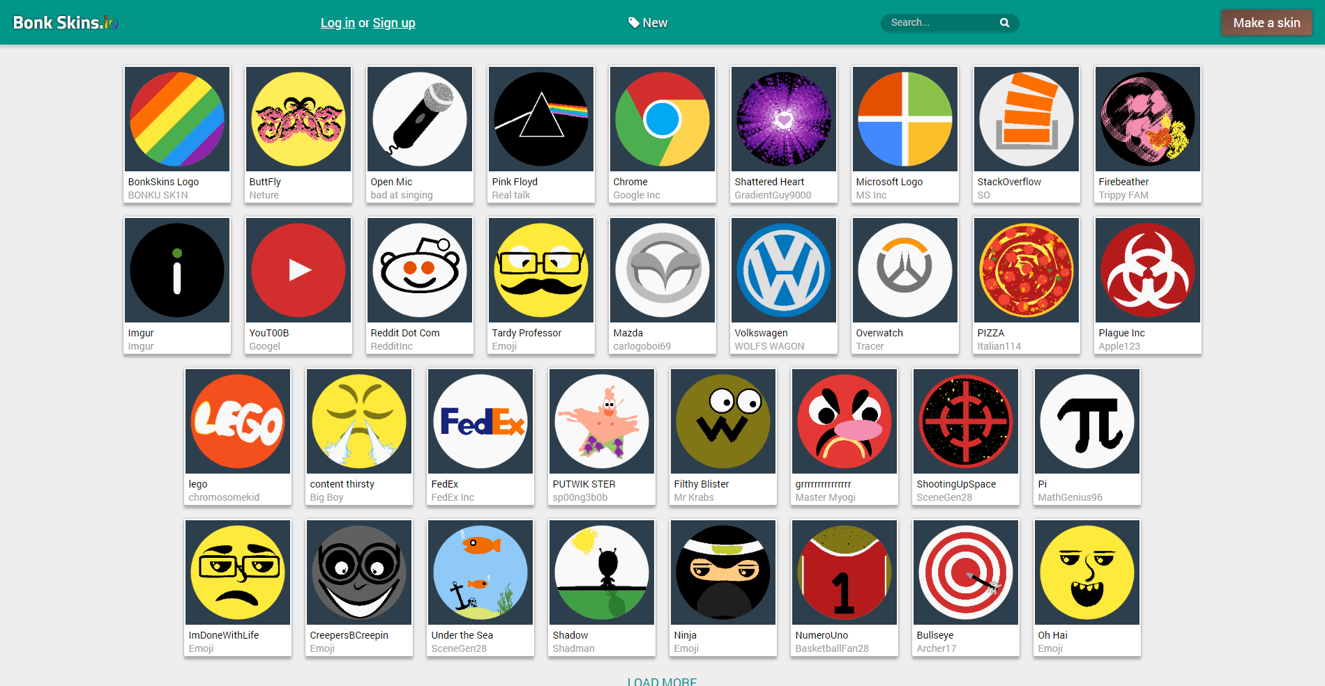 Bonk Skins preview screenshot or logo